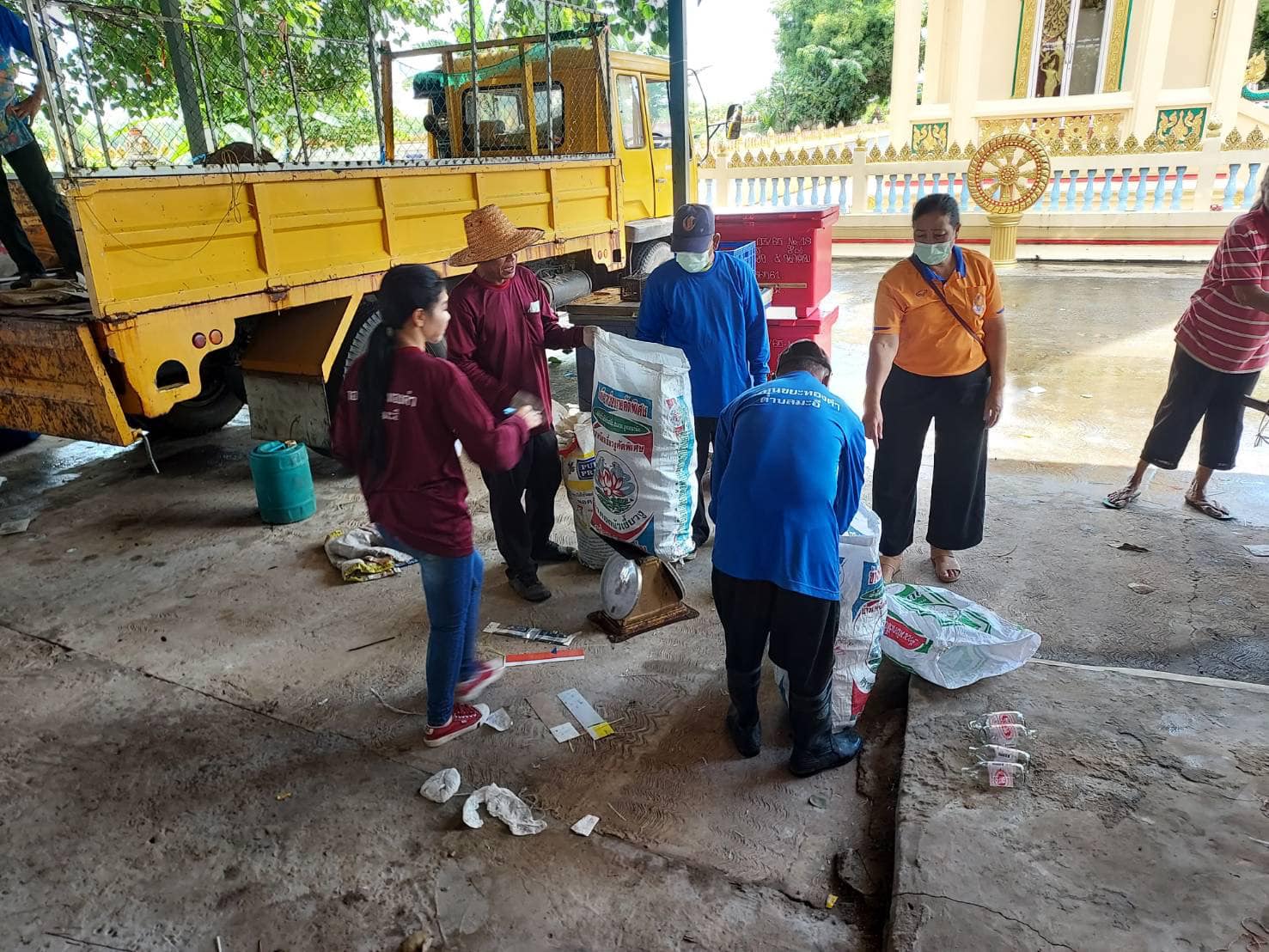 เทศบาลตำบลมะอึออกพื้นที่ รับซื้อขยะ ประจำเดือนกันยายนยังพื้นที่หมู่ที่ 4,7