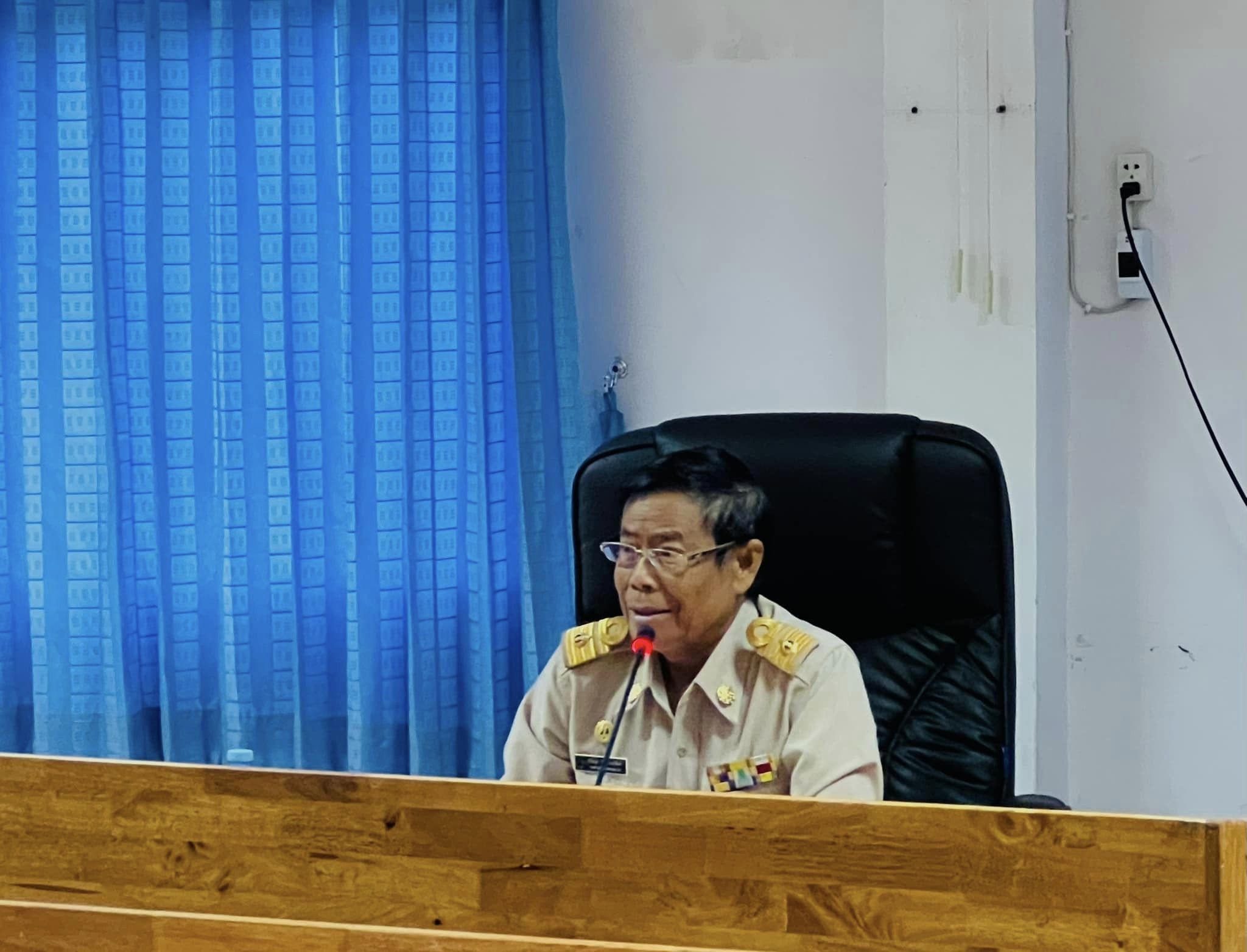 การประชุมสภาเทศบาลตำบลมะอึ สมัยสามัญ สมัยที่ 2 ประจำปี 2565 ครั้งที่ 2