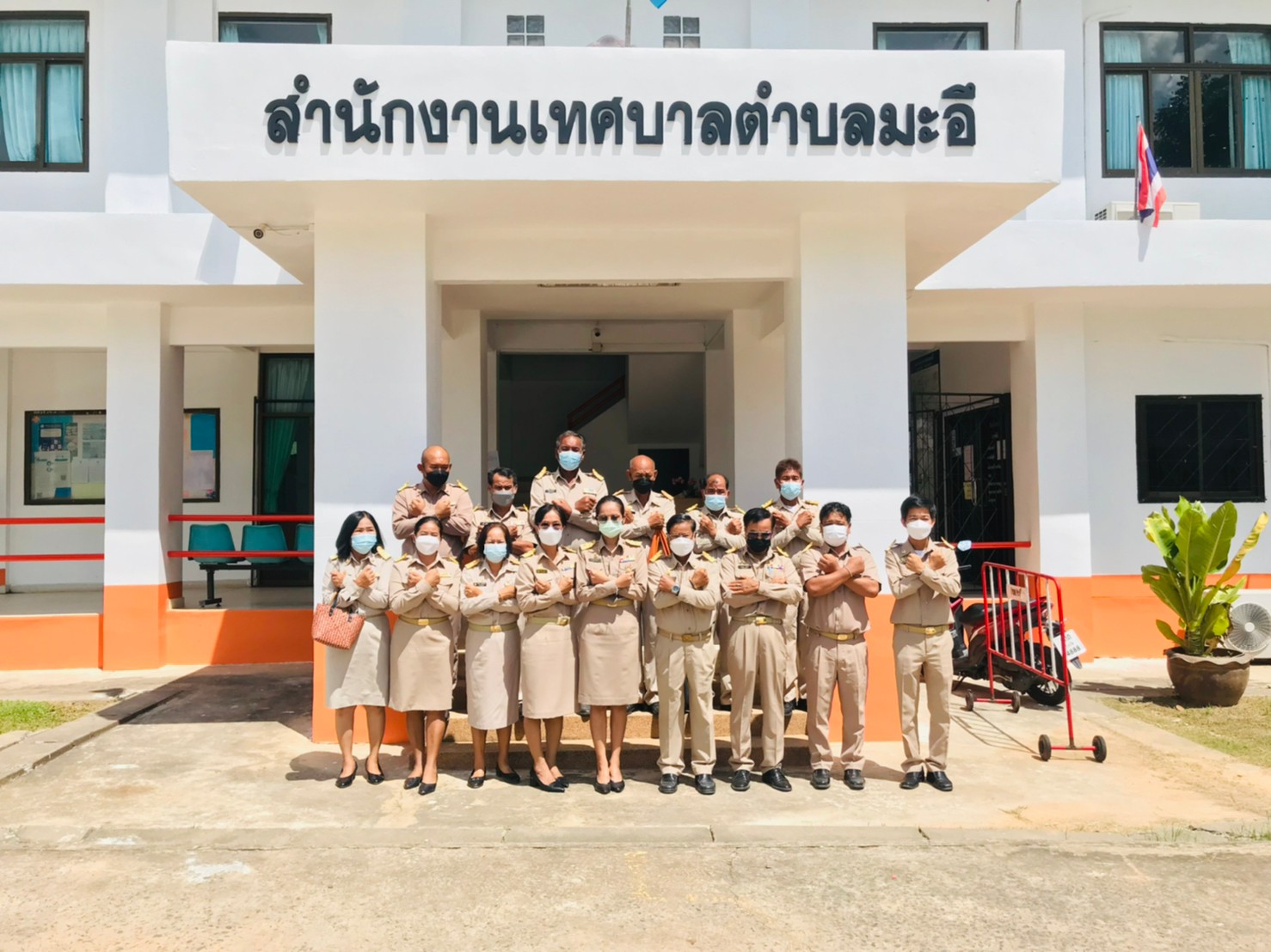 การดำเนินการเเสดงถึงการมีส่วนร่วมของผู้บริหารสูงสุด